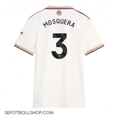 Billiga Arsenal Cristhian Mosquera #3 Tredje fotbollskläder Dam 2025-26 Kortärmad Billiga Arsenal Cristhian Mosquera #3 Tredje fotbollskläder Dam 2025-26 Kortärmad